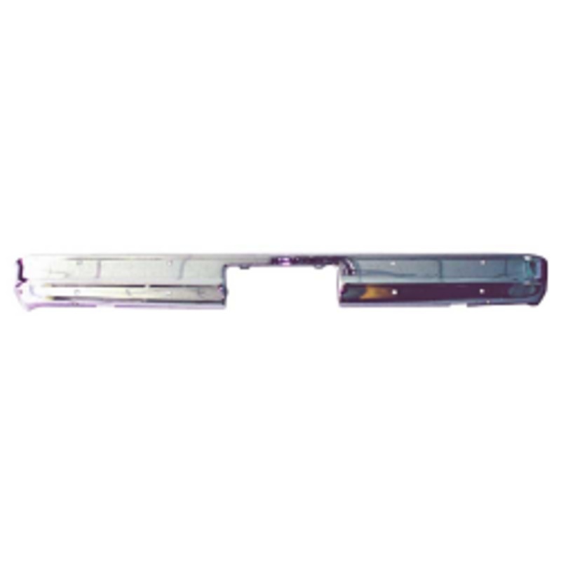 1973-80 Chevy & GMC Truck Rear Bumper, Fleetside, Chrome, No Impact Strip Holes