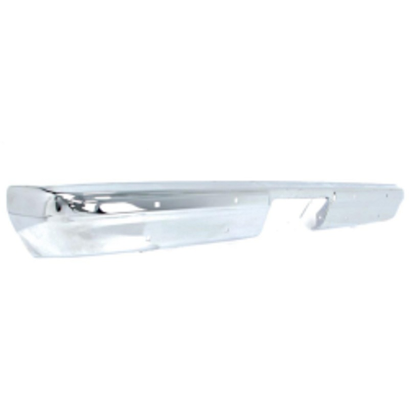 1981-91 Chevy & GMC Truck Rear Bumper, Fleetside, Chrome, No Impact Strip Holes