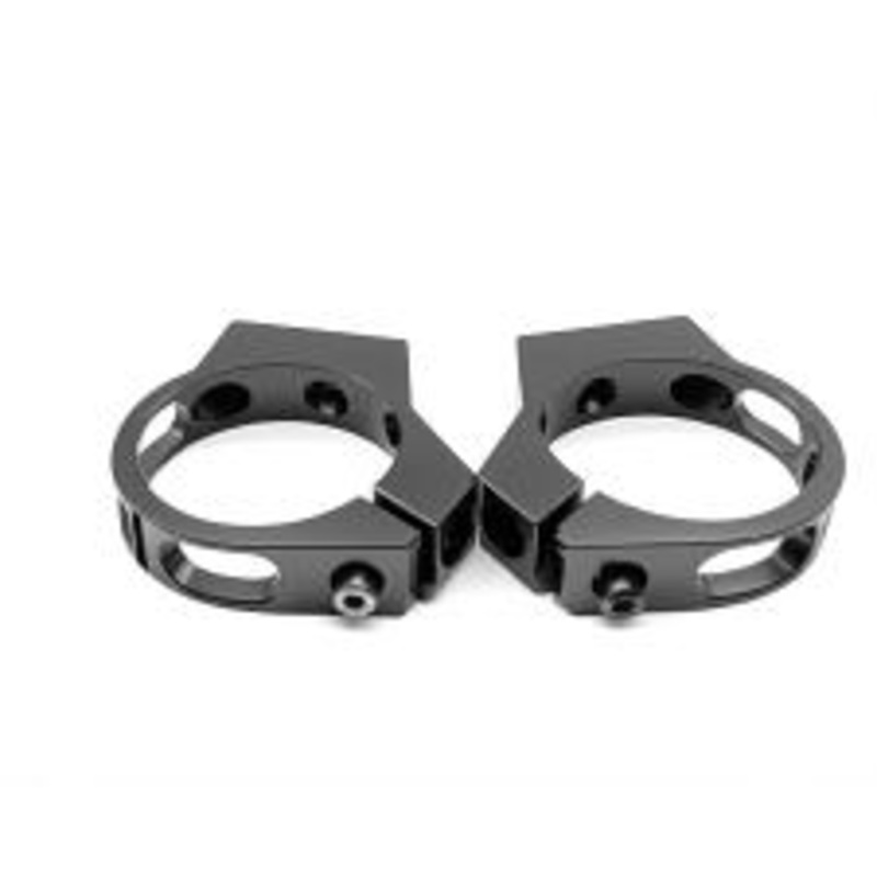 Vapor Trapper, Billet Clamp, 2.5 inch, Black, 2-pack