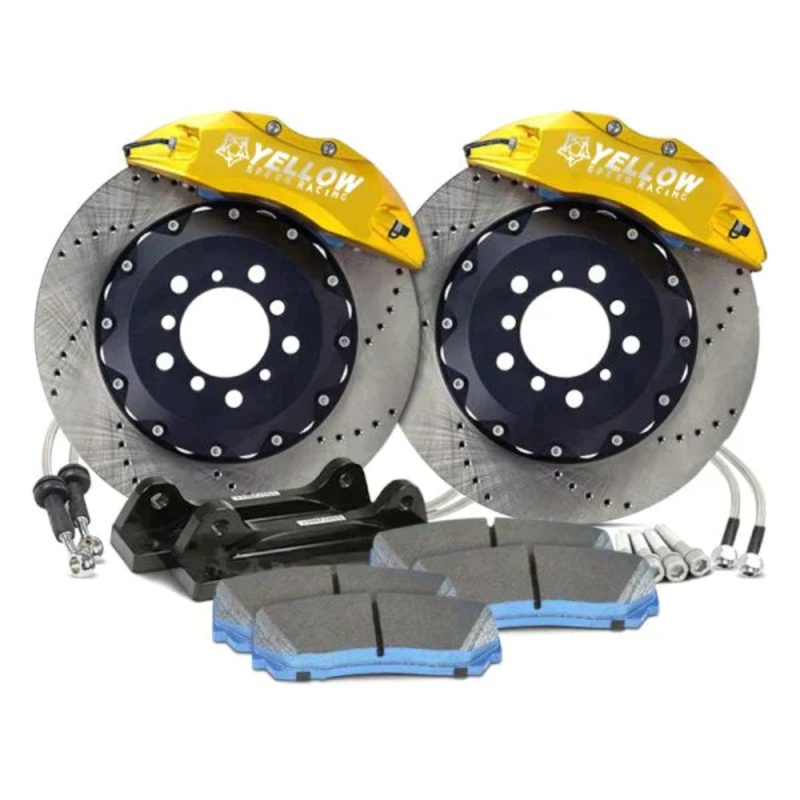 Yellow Speed Racing Front 8 Piston Ultra Big Brake Kit – Saab 9-5 1997-2001 (YS3E) 356mm x 32mm YSCPF8a