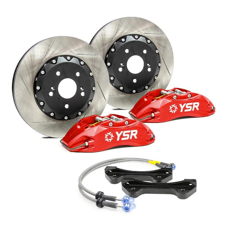 Yellow Speed Racing Rear 6 Piston Ultra Big Brake Kit – Volkswagen Jetta TDI 2011-2018 (MKVI) 330mm x 28mm YSCPR6a