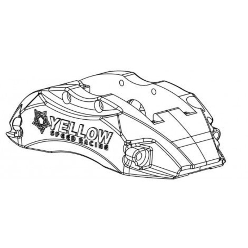Brake Caliper Replacement Pistons Front YSCPF4a Aluminum