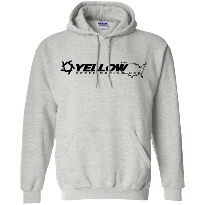 Yellow Speed Racing USA Pullover Hoodie Ash S
