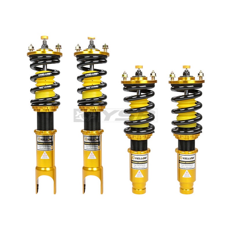 Premium Competition Coilovers – Honda Civic / CR-X 1988-1991 (EE/EF) Eyelet Solid Aluminum