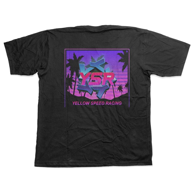 YSR USA VIBES Black T-Shirt Small