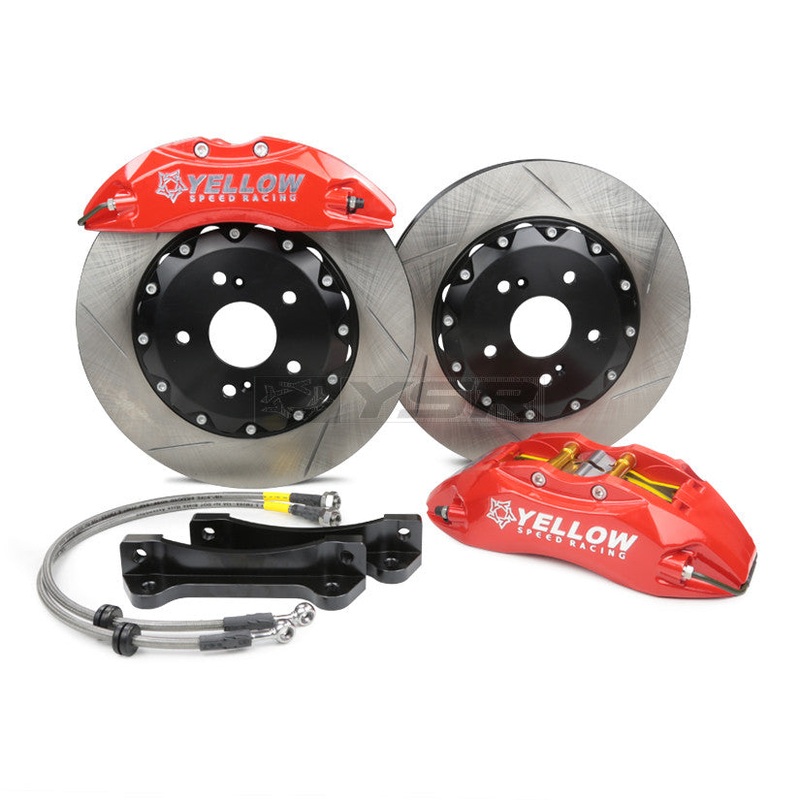 Yellow Speed Racing Rear 6 Piston Ultra Big Brake Kit – Honda CR-V 2007-2011 (RE1RE5, RE7) 356mm x 28mm YSCPR6a