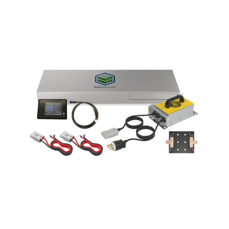 Big Battery 48V 1x MUSTANG Fast Charger Kit  Golf