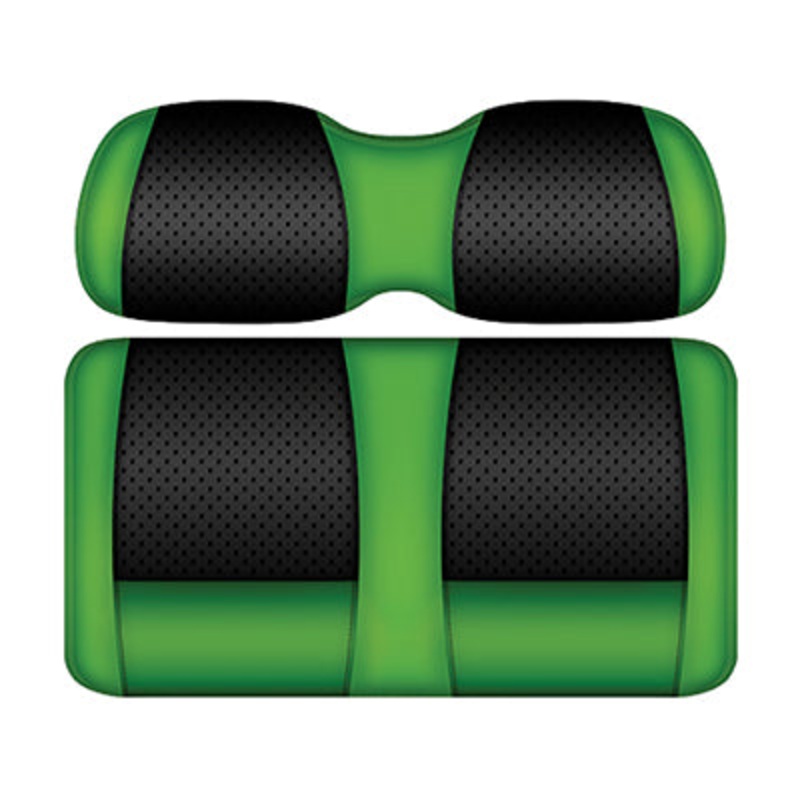 DoubleTake Clubhouse Rear Cushion Set, Universal, Black/Lime