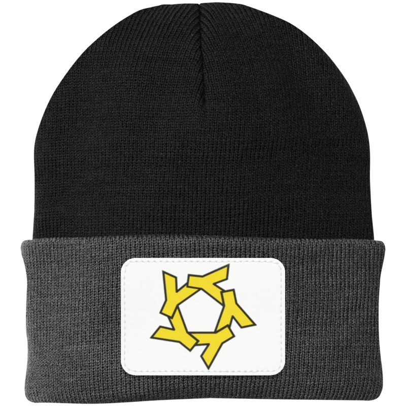 YSR USA CP90 Knit Beanie Black/Gray Rectangle
