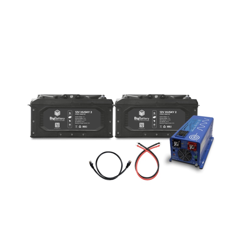 Big Battery 12V 2X HUSKY 2 KIT  AIMS