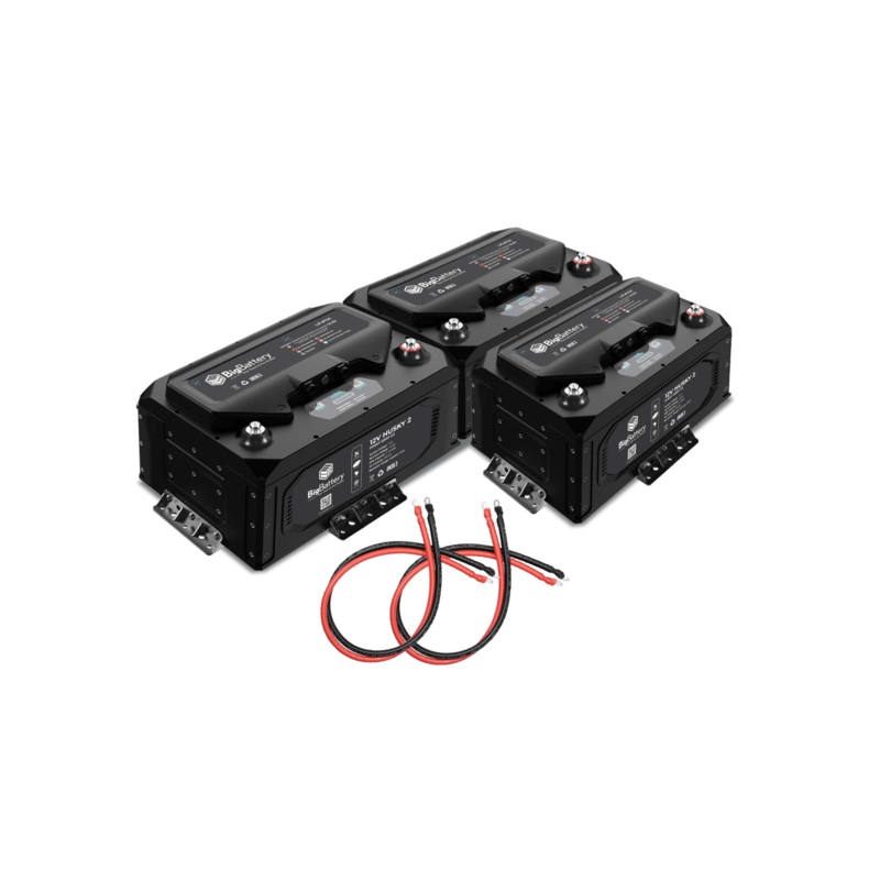 Big Battery 12V 3X HUSKY 2 KIT