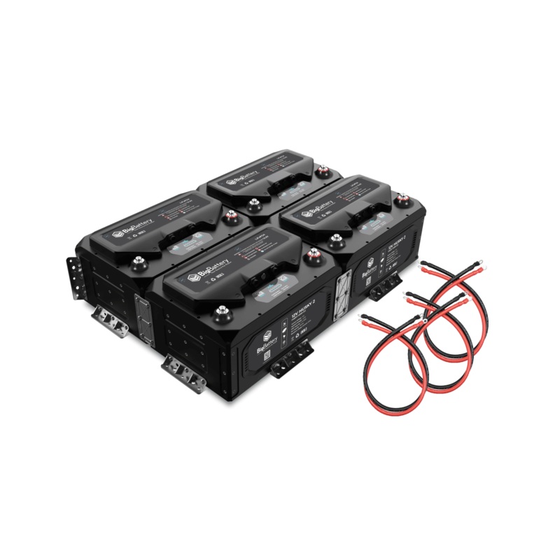 Big Battery 12V 4X HUSKY 2 KIT