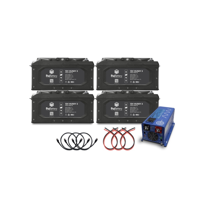 Big Battery 12V 4X HUSKY 2 KIT  AIMS