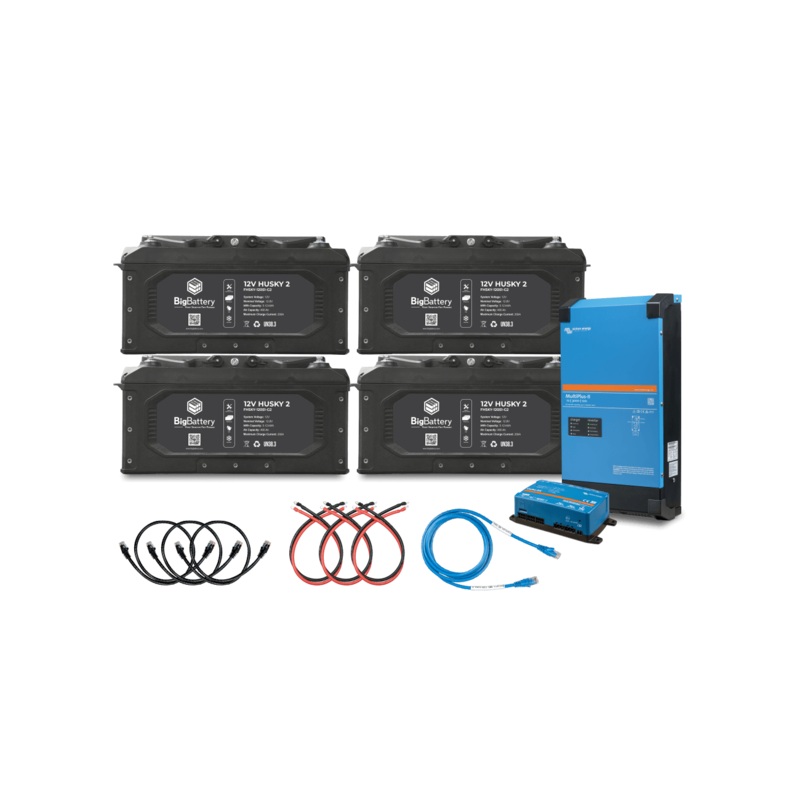 Big Battery 12V 4X HUSKY 2 KIT  Victron
