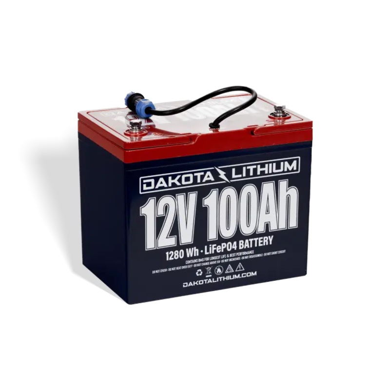 Dakota Lithium 12v 100Ah Deep Cycle LiFePO4 Battery with CAN Bus