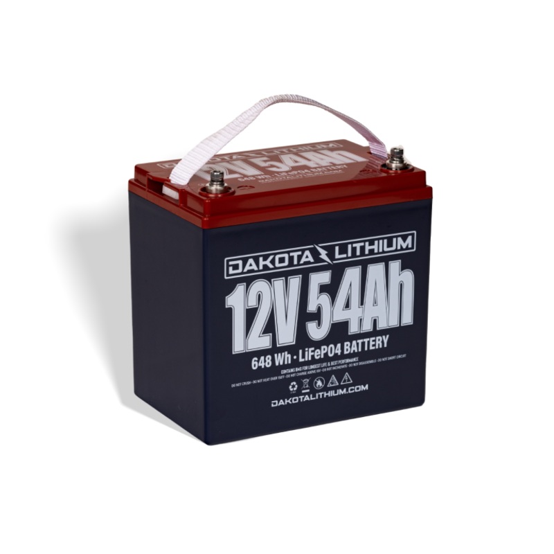 DAKOTA LITHIUM 12V 54AH DEEP CYCLE MARINE TROLLING MOTOR BATTERY