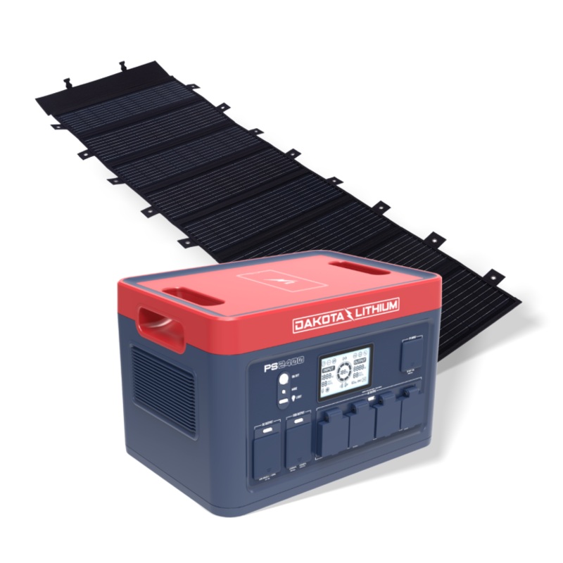DAKOTA LITHIUM PS2400 PORTABLE POWER STATION & SOLAR GENERATOR