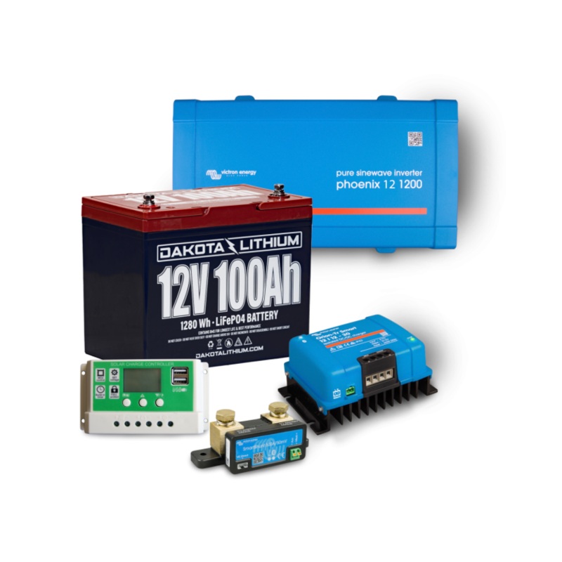 DAKOTA LITHIUM #VANLIFE, RV TRAILER & TRUCK 12V 100AH POWER SYSTEM