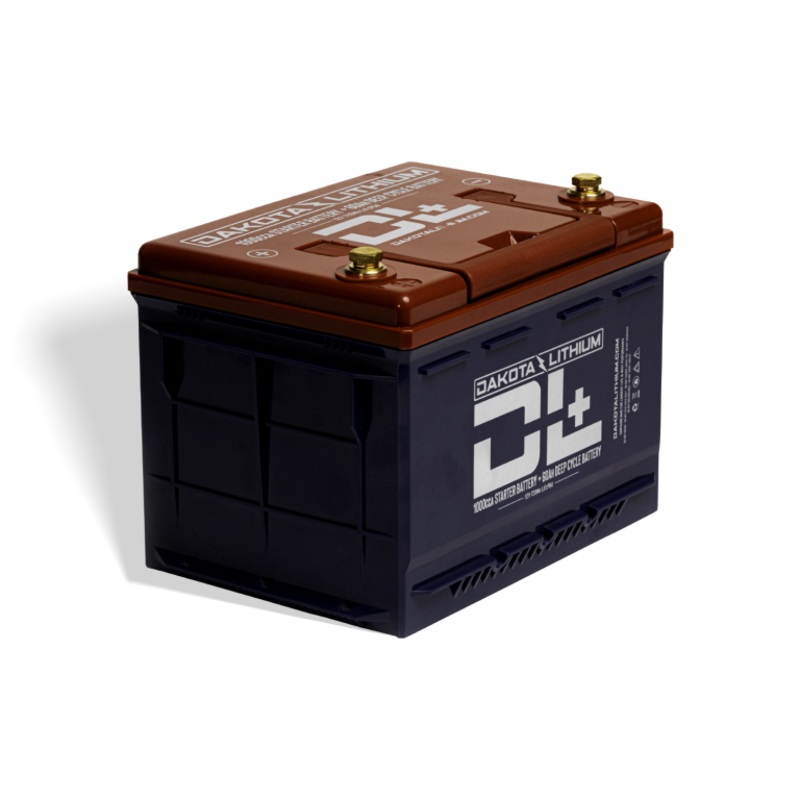 DL+ 12V 60AH LIFEPO4 GOLF CART & 1000 CCA AUTOMOTIVE STARTER BATTERY