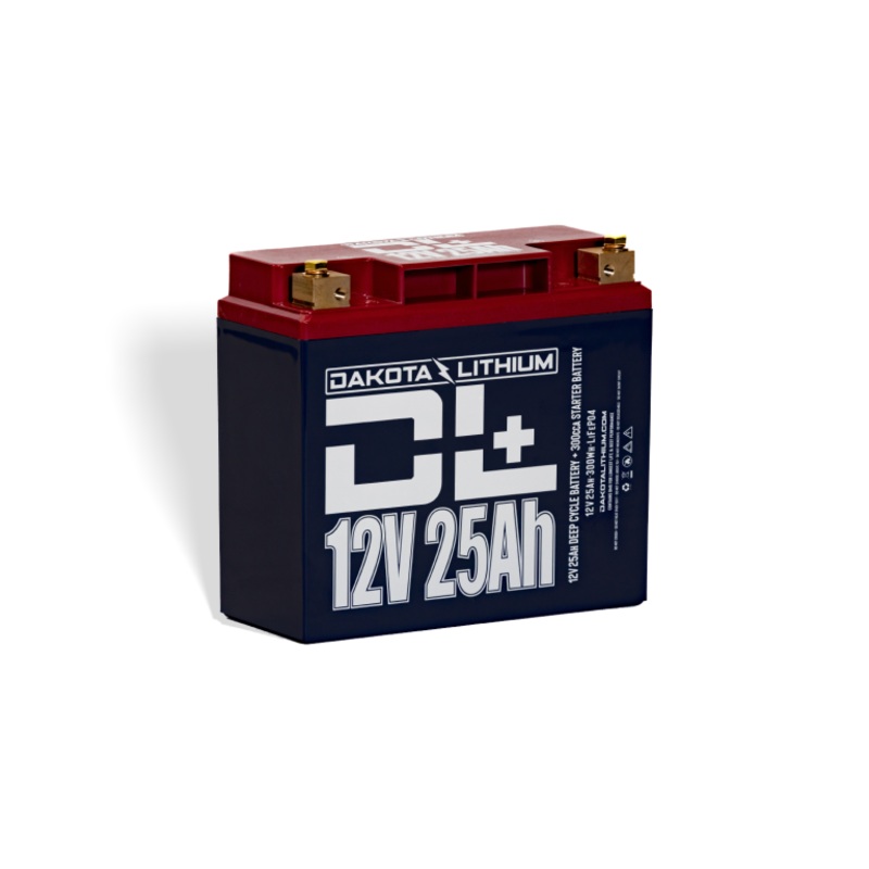 Dakota Lithium+ 12v 25Ah 300cca Battery