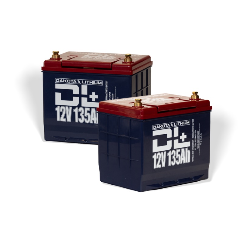 DL+ 24V 135Ah Dual Purpose Trolling Motor Battery Set