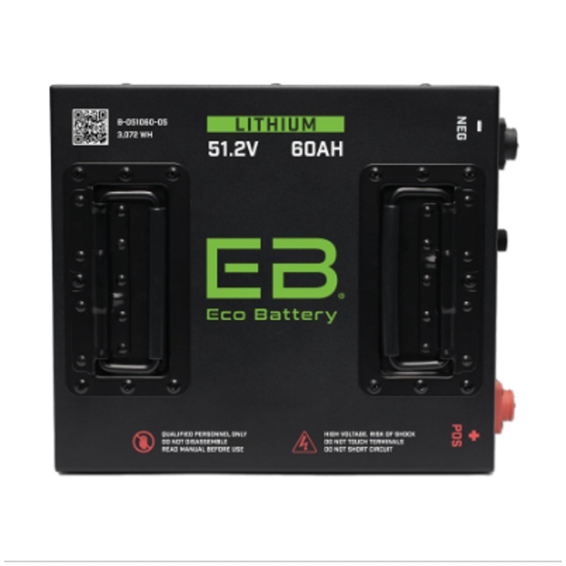 Eco Battery 48V 60Ah LifePo4 Golf Cart Battery “Cube”