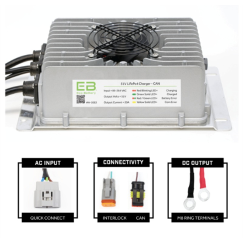 51V 20A CAN Charger