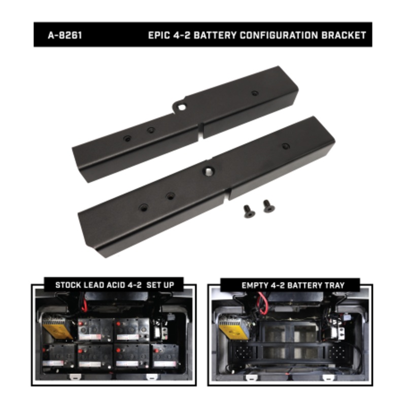 Eco Battery Mounting Kit / Epic / 4 X 2 Factory Battery Tray