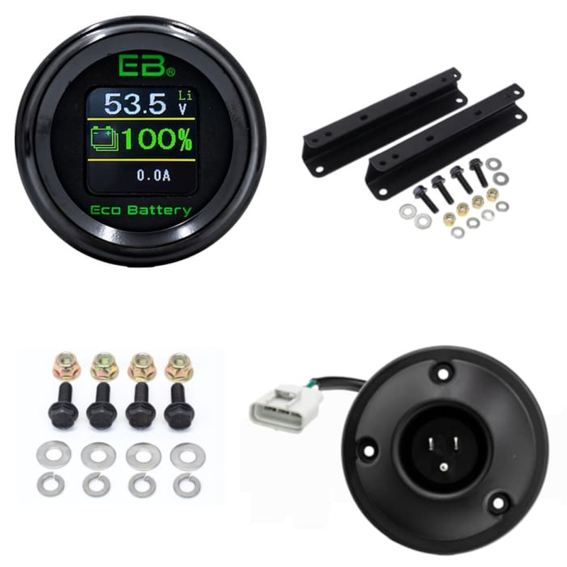 Yamaha G19/G22 Installation Kit for Eco 51v 105ah “Skinny” LifePo4 Lithium Battery