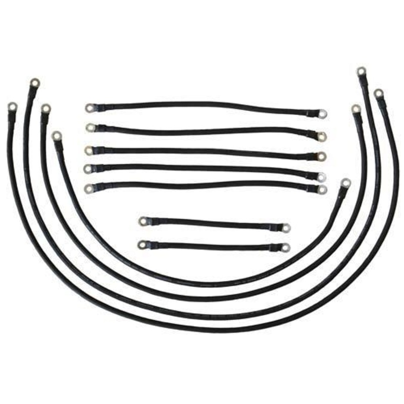 4 Gauge 600A Weld Cable Set For Yamaha G19/G22