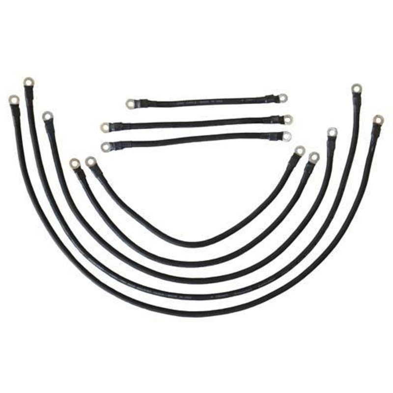 4 Gauge 600A Weld Cable Set For Yamaha (Models G29/Drive)