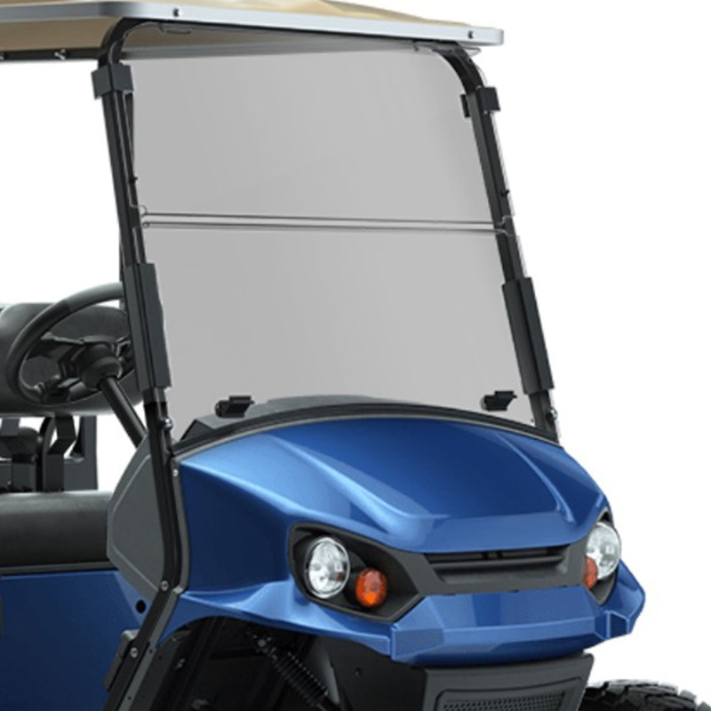 Tinted E-Z-GO Express S2/S4/S6/L6 Fold-Down 3/16″ Windshield (Fits 2021.5-Up)