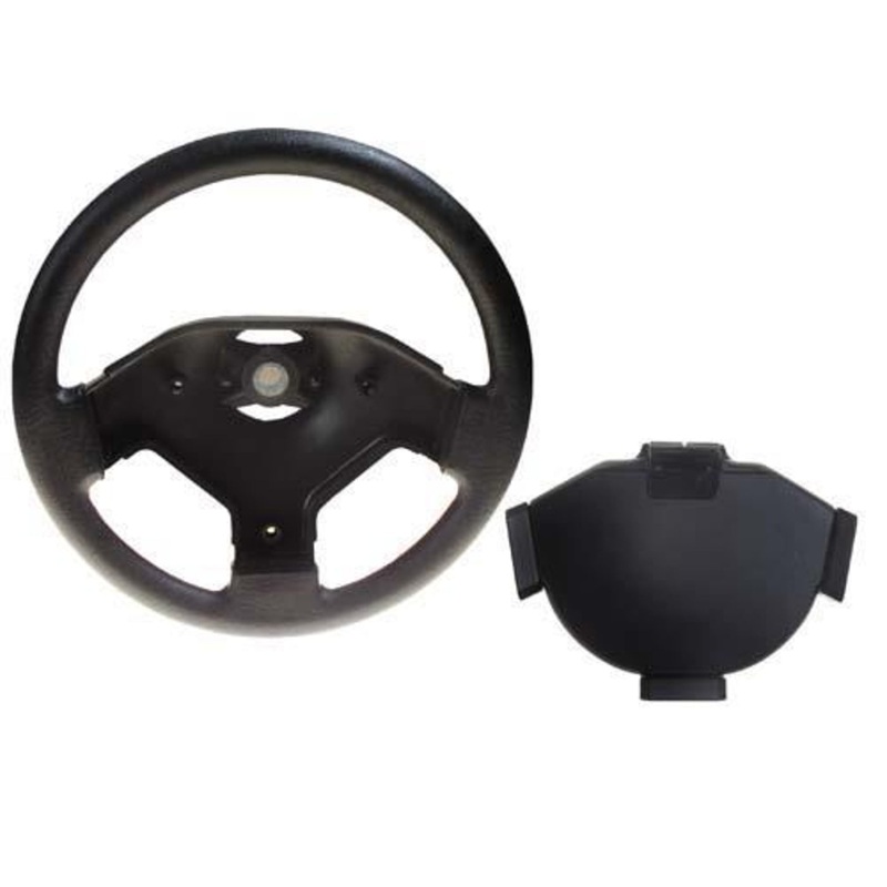 E-Z-GO Steering Wheel / Cardholder Assembly (Years 1975-Up)