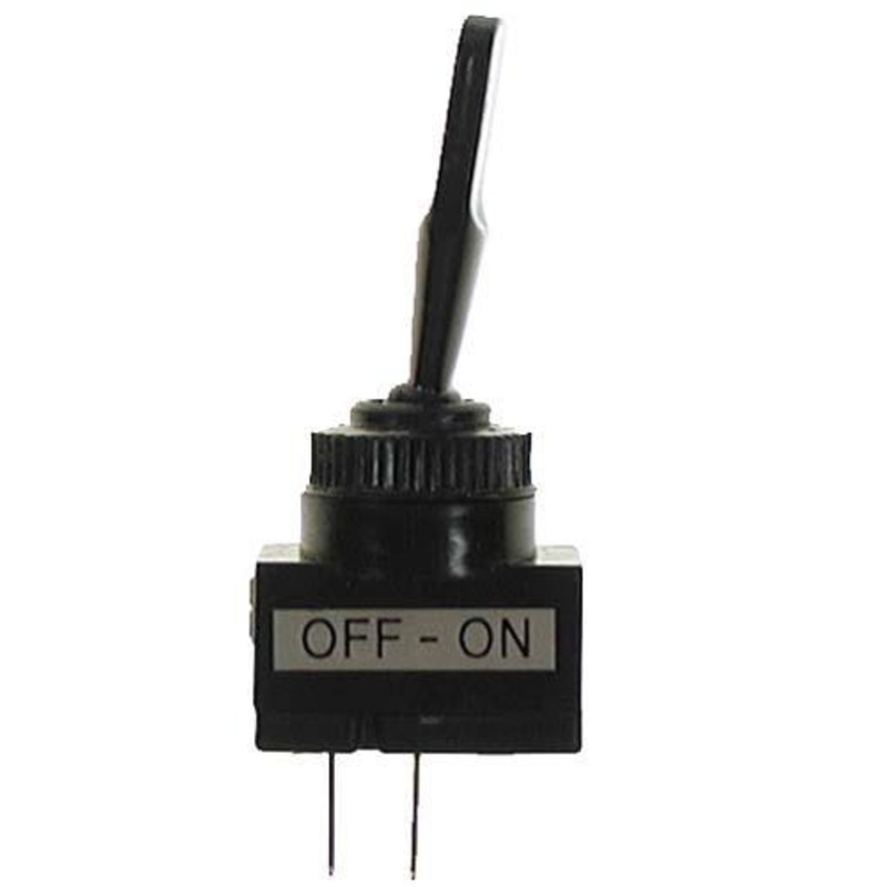 Toggle Switch, With Two Male Spade Terminals