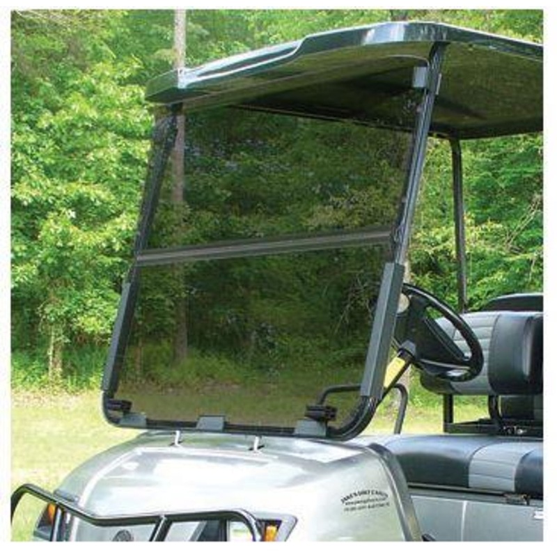 Tinted Yamaha Impact-Resistant Folding Windshield (Models G22)