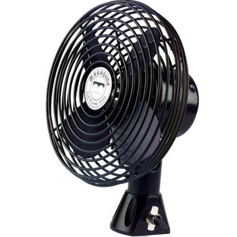 Two speed, Non-Oscillating, Black Heavy Duty, Metal Fan