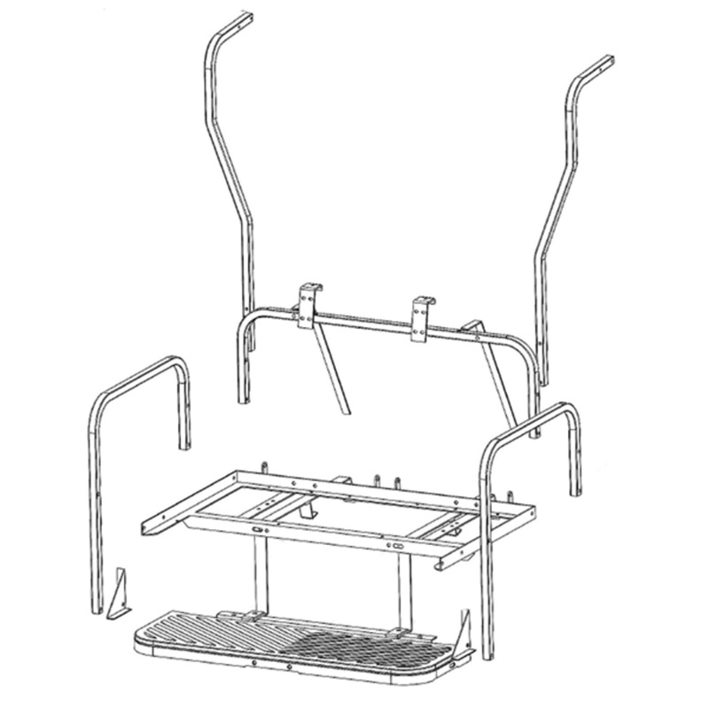GTW MACH3 Flip Frame Only Club Car DS