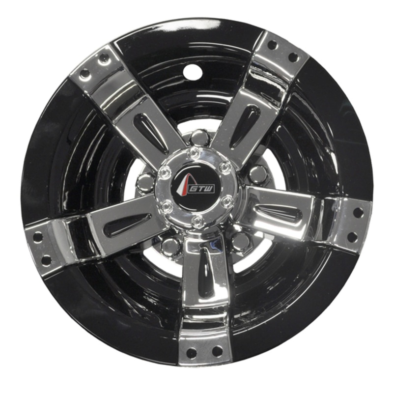 10″ GTW Maverick Black & Chrome Wheel Cover (Universal Fit)