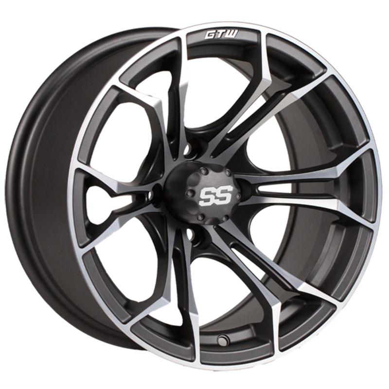 12″ GTW Spyder Wheel  Matte Gray