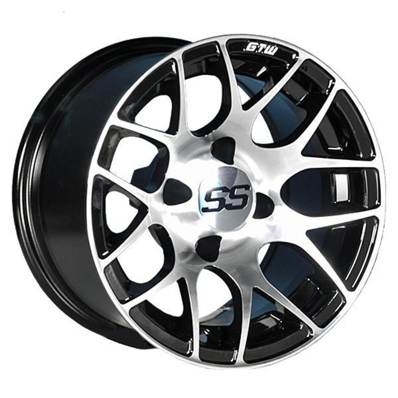 12×7 GTW Machined/Black Pursuit Wheel
