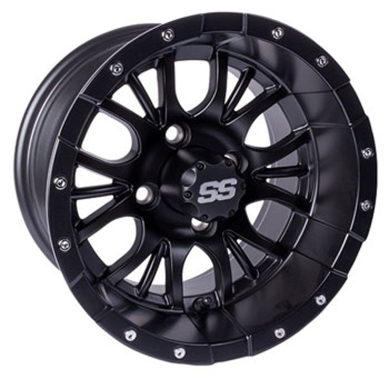 12×7 Matte Black Diesel Wheel