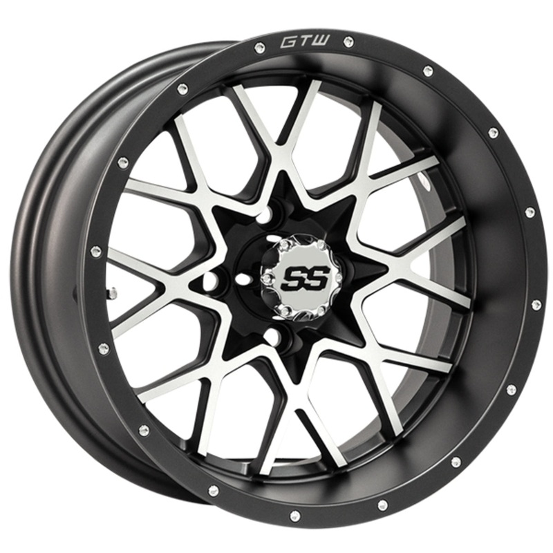 GTW 14″ Vortex Wheel  Matte Gray/Machined