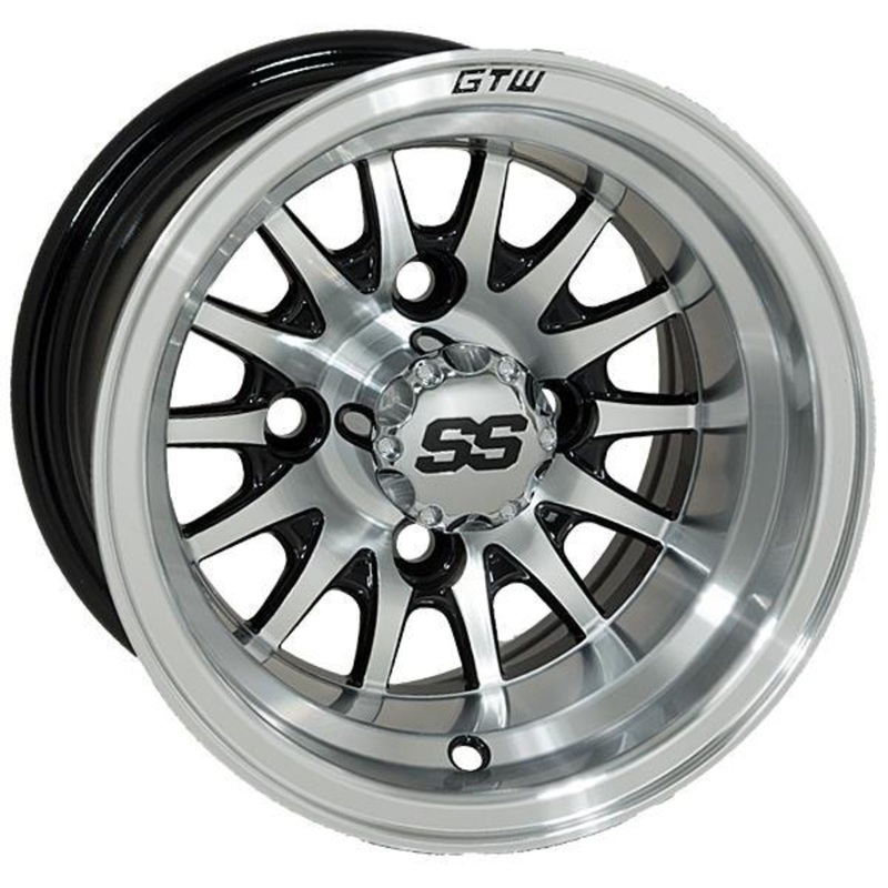 GTW Medusa 10×7 Machined & Black Wheel (3:4 Offset)