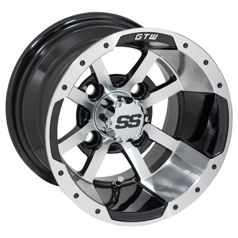 GTW Storm Trooper 10×7 Machined & Black Wheel (3:4 Offset)