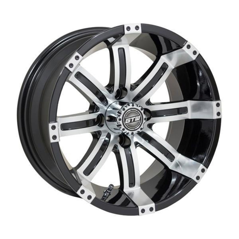 GTW Tempest 14″ Machined & Black Wheel (3:4 Offset)