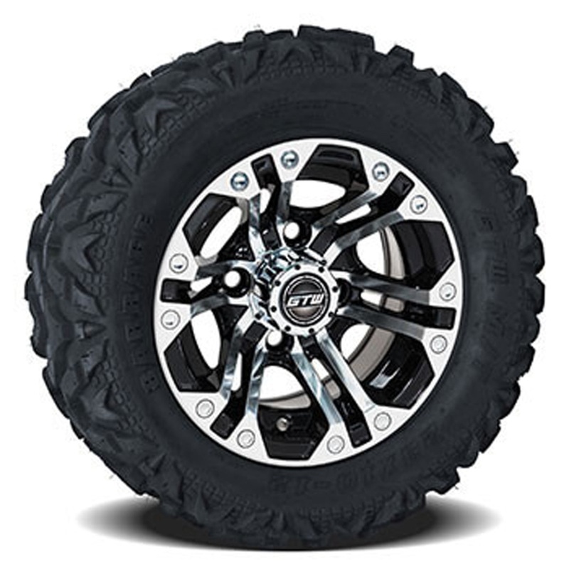10″ GTW Specter Wheels with Barrage Mud Tires – Set of 4