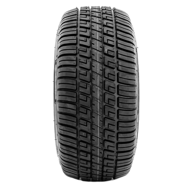12″ GTW Storm Trooper Black and Machined Wheels with 18″ Fusion DOT Street Tires  Set of 4