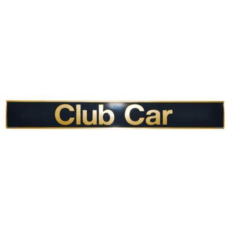Club Car Precedent Replacement Nameplate Decal (Years 2004-Up)