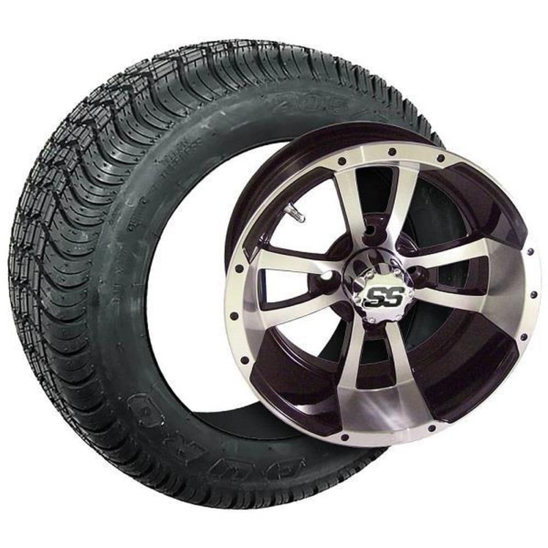 Set of (4) 10″ GTW Storm Trooper Wheels on Lo-Pro Street Tires