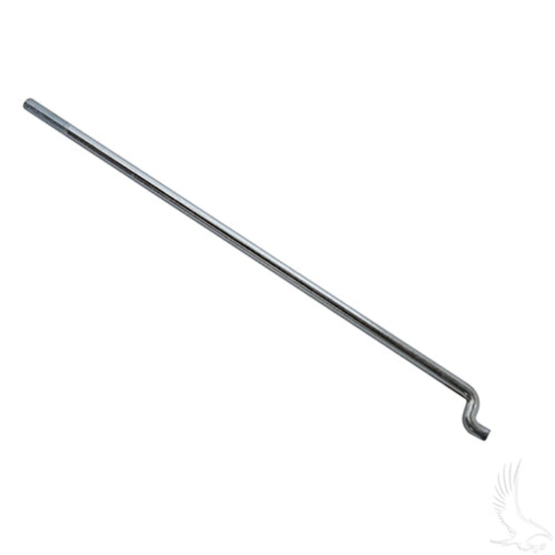 Club Car DS Golf Cart Battery Hold Down Rod, Z-hook 12.25″, Electric w/ 12V Batteries